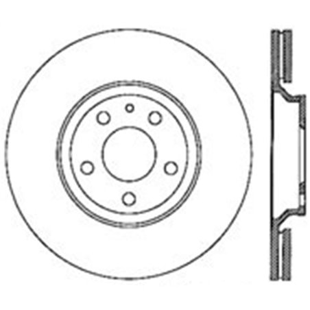 StopTech Drilled Sport Brake Rotor