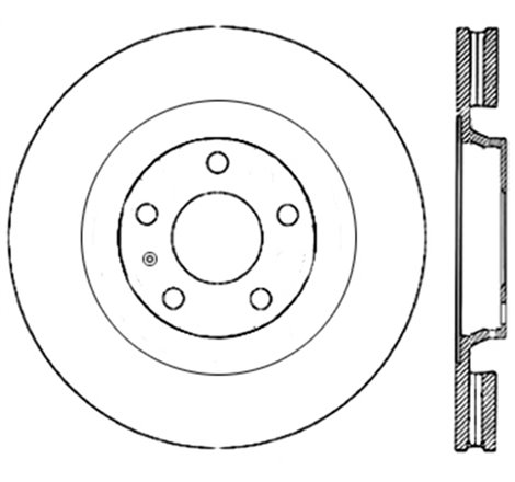 StopTech Drilled Sport Brake Rotor