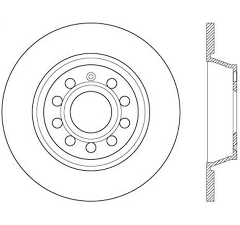 StopTech Drilled Sport Brake Rotor