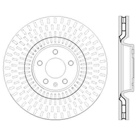 StopTech Drilled Sport Brake Rotor