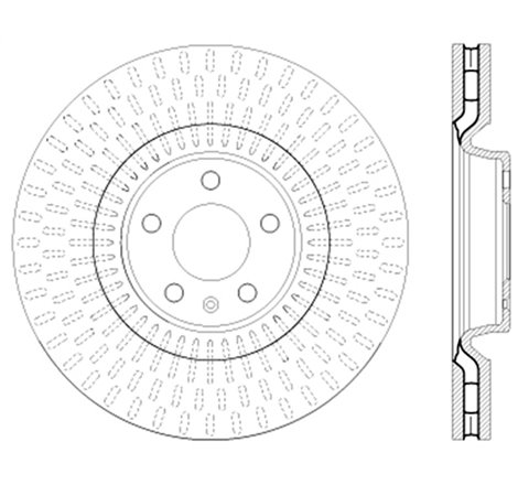 StopTech Drilled Sport Brake Rotor