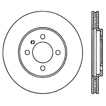 StopTech Drilled Sport Brake Rotor