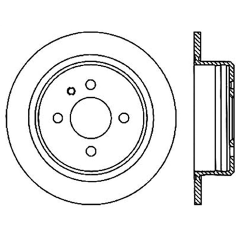 StopTech Drilled Sport Brake Rotor