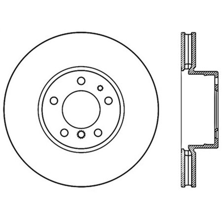 StopTech Drilled Sport Brake Rotor