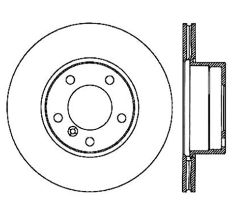 StopTech Drilled Sport Brake Rotor