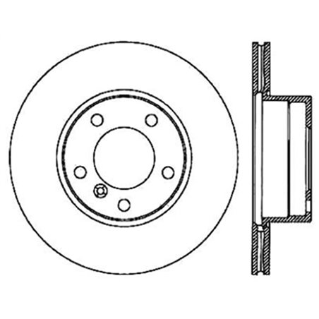 StopTech Drilled Sport Brake Rotor