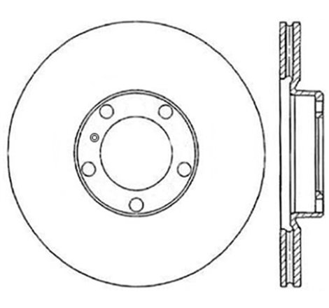 StopTech Drilled Sport Brake Rotor