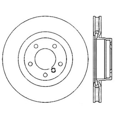 StopTech Drilled Sport Brake Rotor