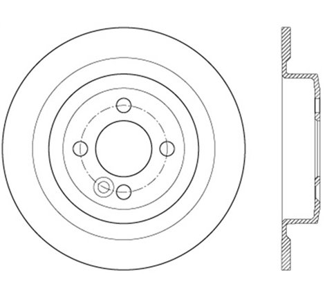 StopTech Drilled Sport Brake Rotor