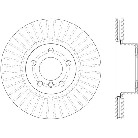 StopTech Drilled Sport Brake Rotor