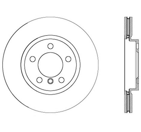 StopTech Drilled Sport Brake Rotor