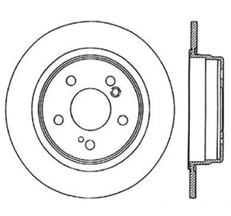 StopTech Drilled Sport Brake Rotor