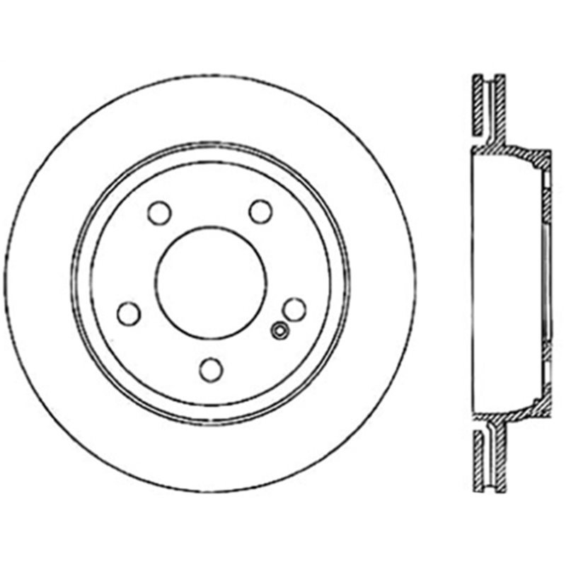 StopTech Drilled Sport Brake Rotor