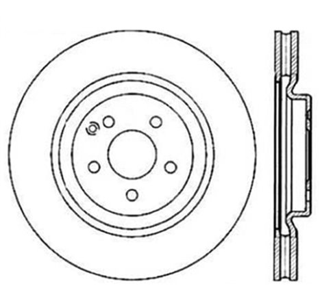 StopTech Drilled Sport Brake Rotor