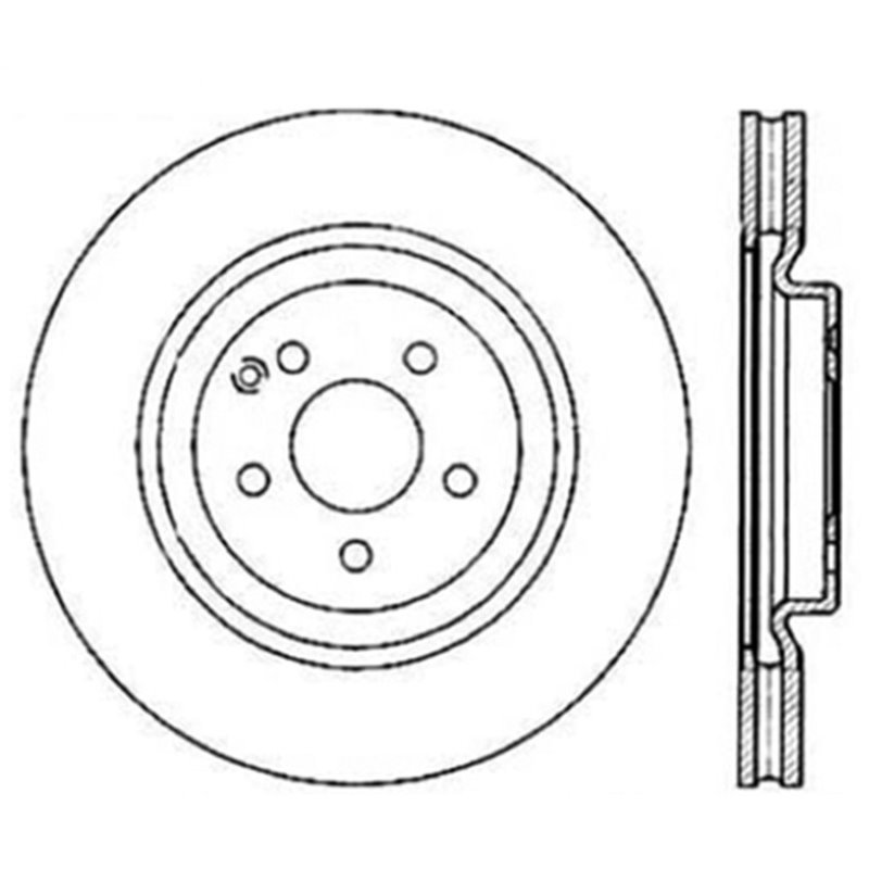 StopTech Drilled Sport Brake Rotor