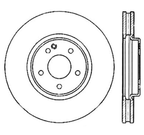 StopTech Drilled Sport Brake Rotor