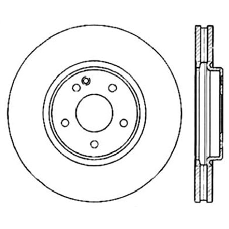 StopTech Drilled Sport Brake Rotor