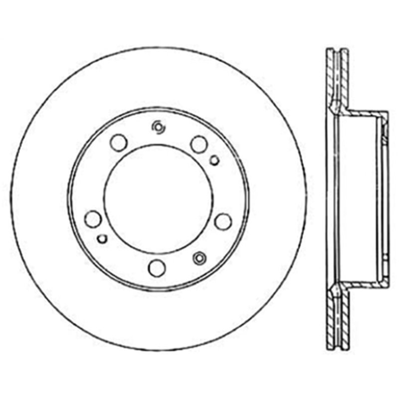 StopTech Drilled Sport Brake Rotor