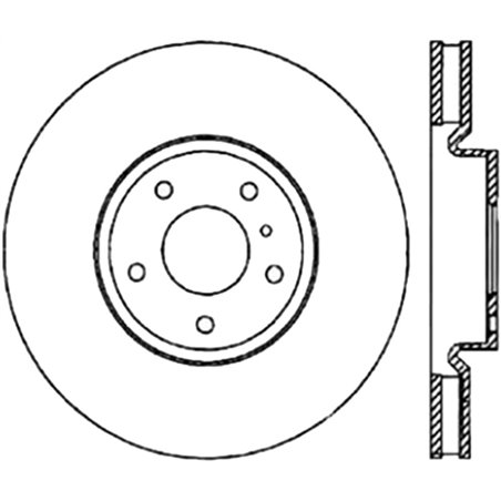 StopTech Drilled Sport Brake Rotor