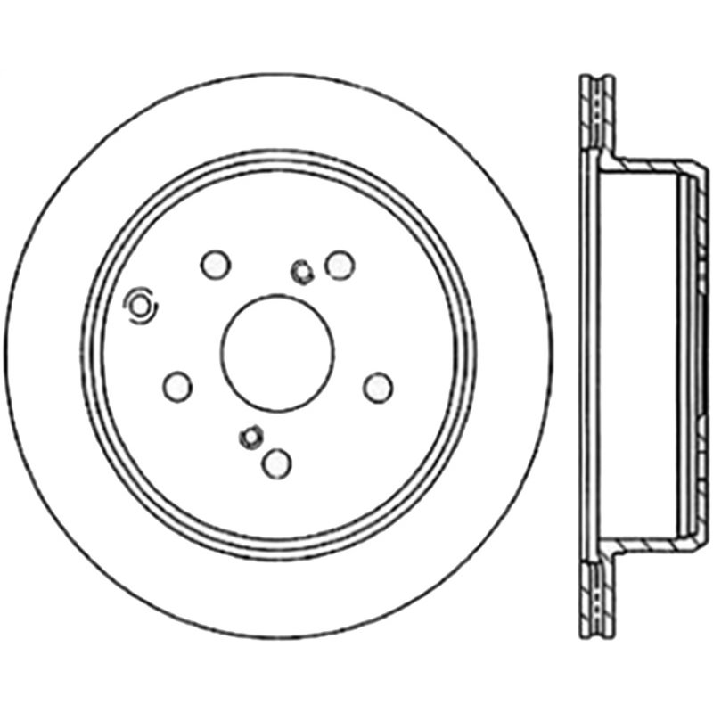 StopTech Drilled Sport Brake Rotor