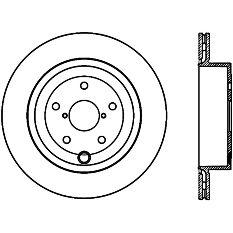 StopTech Drilled Sport Brake Rotor