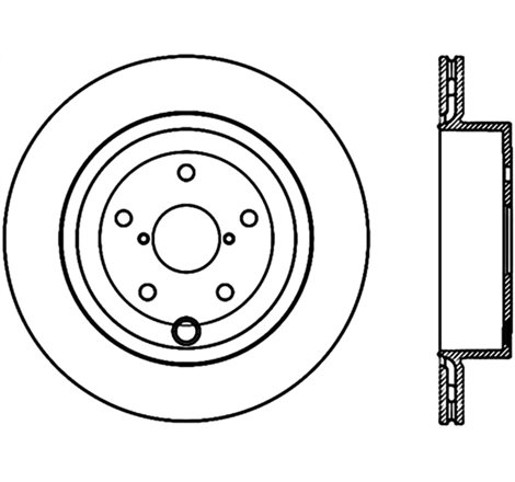 StopTech Drilled Sport Brake Rotor