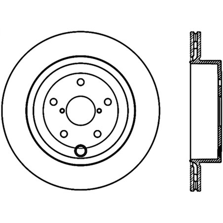 StopTech Drilled Sport Brake Rotor