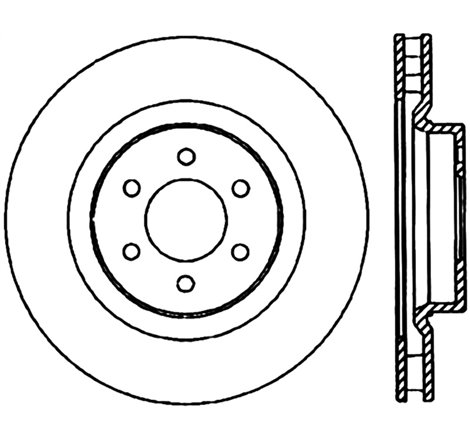 StopTech Drilled Sport Brake Rotor