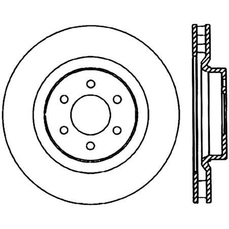 StopTech Drilled Sport Brake Rotor