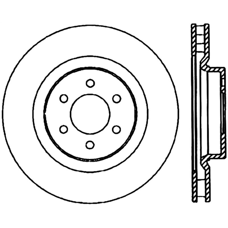 StopTech Drilled Sport Brake Rotor