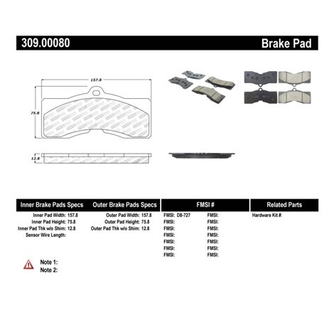 StopTech Performance Brake Pads