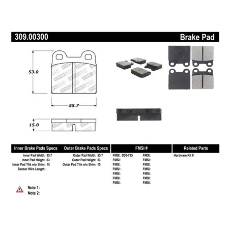 StopTech Performance Brake Pads