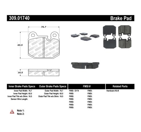 StopTech Performance Brake Pads