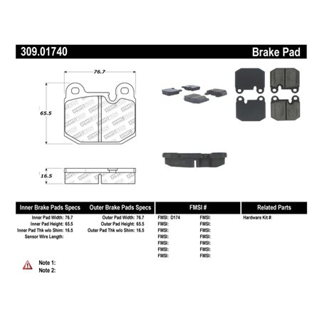 StopTech Performance Brake Pads