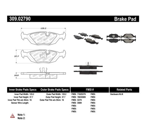 StopTech Performance Brake Pads