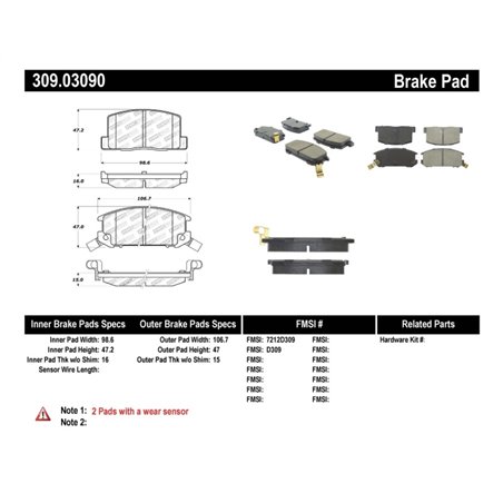 StopTech Performance Brake Pads