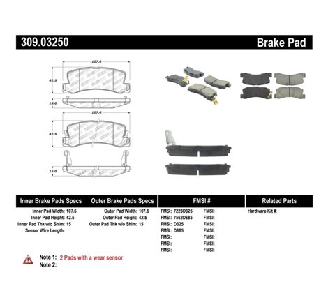 StopTech Performance Brake Pads