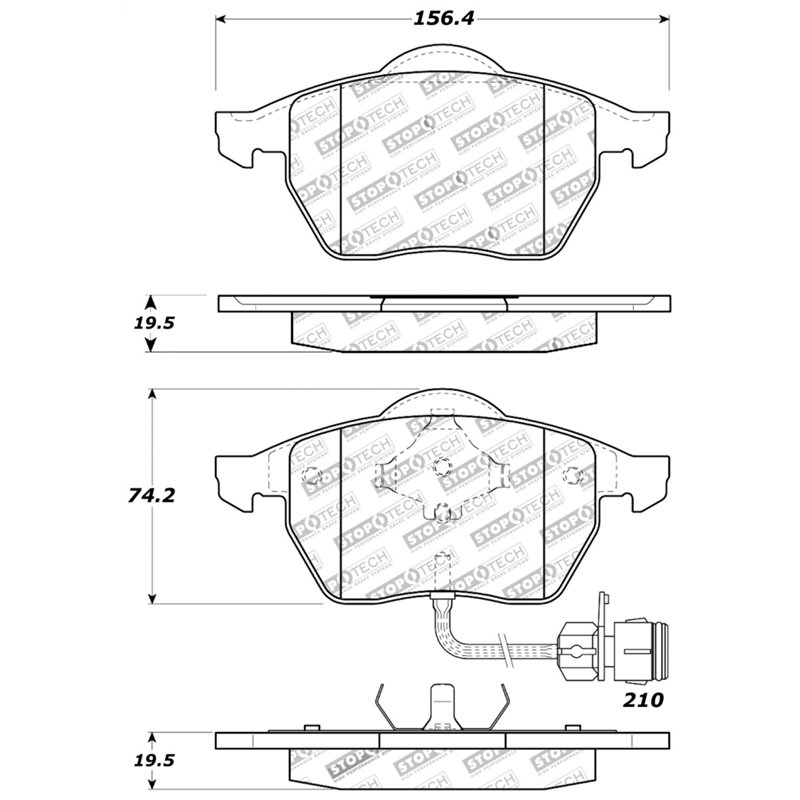 StopTech Performance Brake Pads