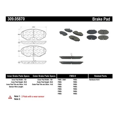 StopTech Performance Brake Pads