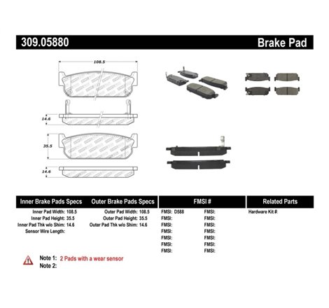 StopTech Performance Brake Pads