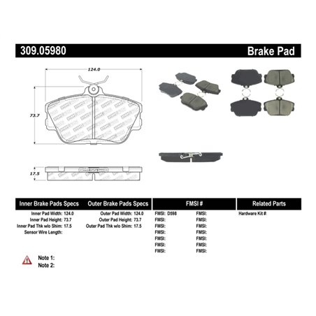 StopTech Performance Brake Pads