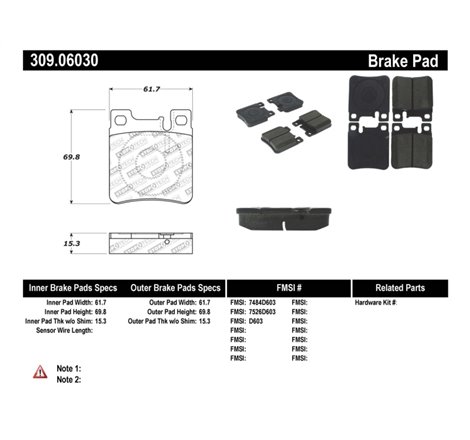 StopTech Performance Brake Pads