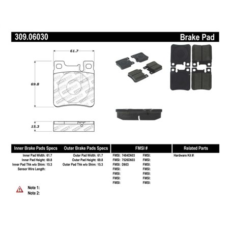 StopTech Performance Brake Pads