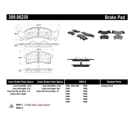 StopTech Performance Brake Pads