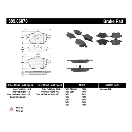 StopTech Performance Brake Pads