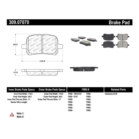 StopTech Performance Brake Pads