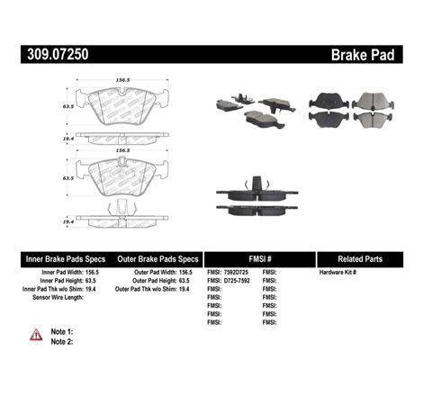 StopTech Performance Brake Pads