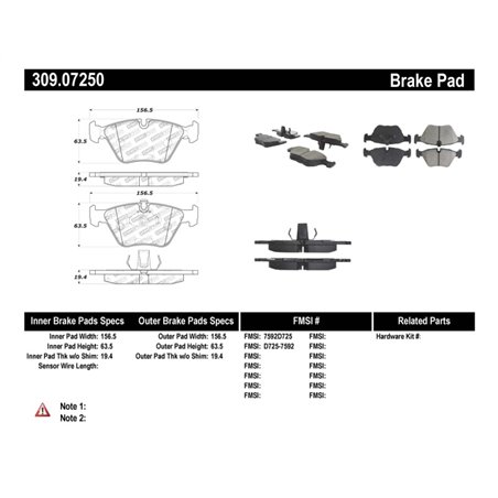 StopTech Performance Brake Pads