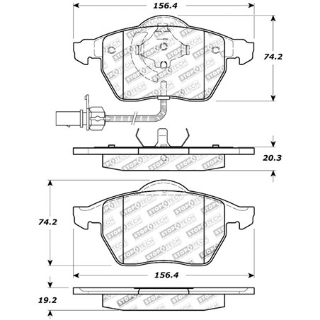 StopTech Performance Brake Pads