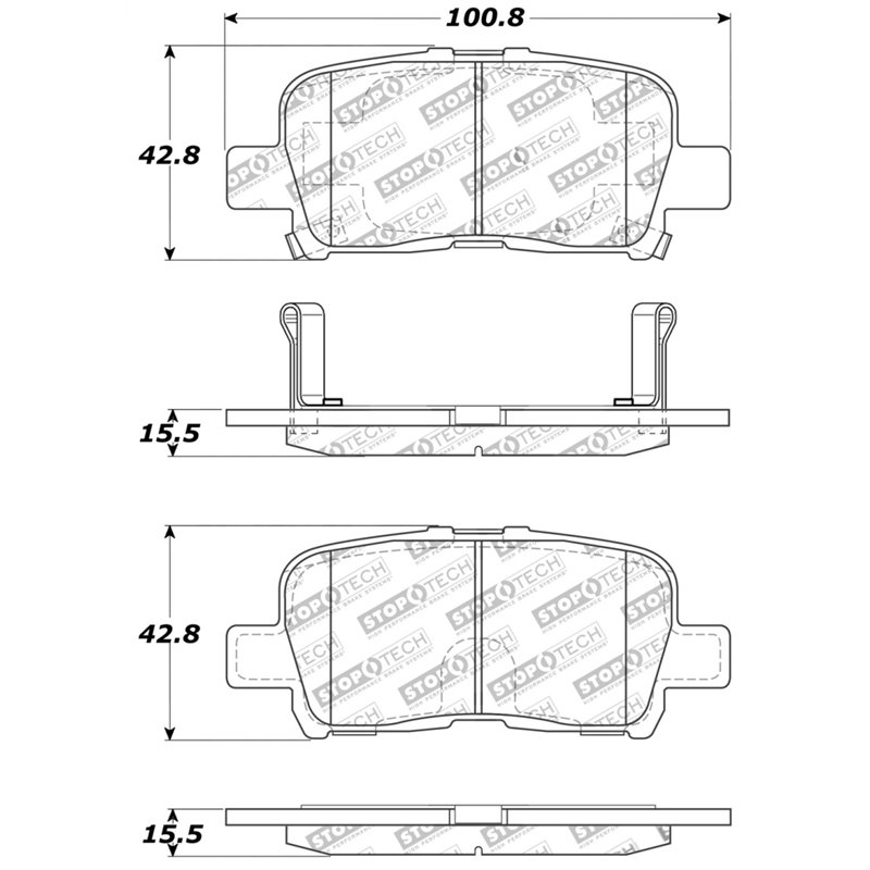 StopTech Performance Brake Pads